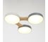 Люстра BayerLux 625362/5 LED 39Вт 3 режима 3000-6000К светлое дерево 67х50х5 см 4605519 3