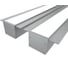 Комплект профиля Ledcraft LC-LPSH3265M34-2x2Silver 2 шт, серебро (2м профиль+2м рассеиватель+2 заглушки+комплект шурупов) 1616240144 1
