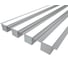 Комплект профиля Ledcraft LC-LPSH3265M34-2x4Silver 4 шт, серебро (2м профиль+2м рассеиватель+2 заглушки+комплект шурупов) 1616240460 1