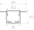 Комплект профиля Ledcraft LC-LPSH3265M34-3x4Silver 4 шт, серебро (3м профиль+3м рассеиватель+2 заглушки+комплект шурупов) 1616340460 2
