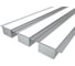 Комплект профиля Ledcraft LC-LPSH3280M44-2x3Silver 3 шт, серебро (2м профиль+2м рассеиватель+2 заглушки+комплект шурупов) 1616240310 1