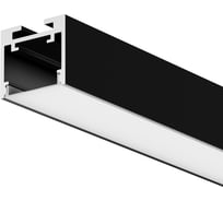 Профиль накладной-подвесной Maytoni алюминиевый 25x22 (Черный, 2 м), ALM-2522-B-2M 633013