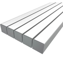 Комплект Ledcraft LC-LP100100M94-2x5Silver из 5 шт серебро (2м профиль+2м рассеиватель+2 заглушки+комплект шурупов) 1616240606