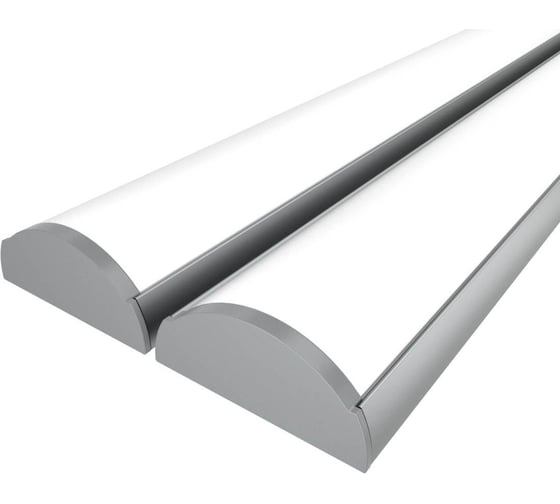 Комплект Ledcraft LC-LP0624M20-2x2Silver из 2 шт серебро (2м профиль+2м рассеиватель+2 заглушки) 1616240021 1