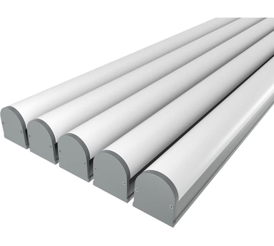 Комплект Ledcraft LC-LP1827M1-2x5Silver из 5 шт серебро (2м профиль+2м рассеиватель+2 заглушки+комплект шурупов) 1616240593 1