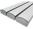 Комплект Ledcraft LC-LP1227M28-2x3Silver из 3 шт серебро (2м профиль+2м рассеиватель+2 заглушки) 1616240253 1