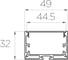 Комплект Ledcraft LC-LP3250M44-2x10Silver из 10 шт серебро (2м профиль+2м рассеиватель+2 заглушки+комплект шурупов) 1616240681 2