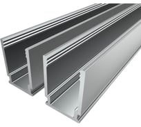 Комплект Ledcraft LC-LP1510-2x2Silver из 2 шт серебро (2м профиль) 1616240116