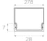 Комплект Ledcraft LC-LP0728M1728-2x2Silver из 2 шт серебро (2м профиль+2м рассеиватель+2 заглушки) 1616240071 2