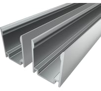 Комплект Ledcraft LC-LP1916-2x2Silver из 2 шт серебро (2м профиль) 1616240117