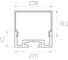 Комплект Ledcraft LC-LP1227M1728-2x5Silver из 5 шт серебро (2м профиль+2м рассеиватель+2 заглушки) 1616240570 2