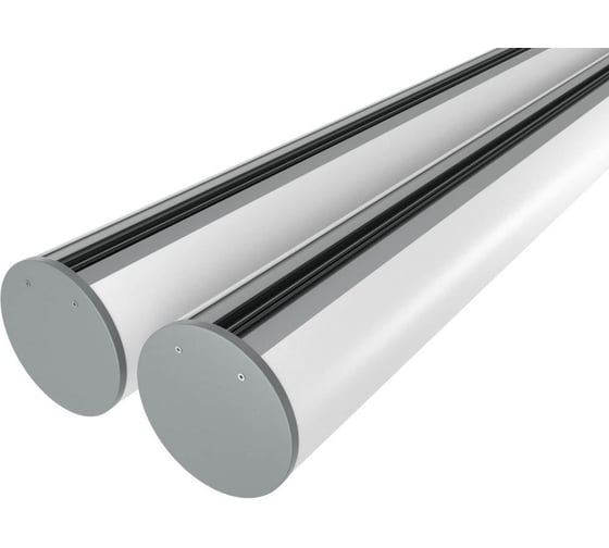 Комплект Ledcraft LC-LP1134M90-2x2Silver из 2 шт серебро (2м профиль+2м рассеиватель+2 заглушки+комплект шурупов) 1616240168 1