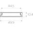Комплект Ledcraft LC-LP1050M44-3x4Silver из 4 шт серебро (3м профиль+3м рассеиватель+2 заглушки) 1616340396 2