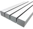 Комплект Ledcraft LC-LP100120M115-3x4Silver из 4 шт серебро (3м профиль+3м рассеиватель+2 заглушки+комплект шурупов) 1616340480 1