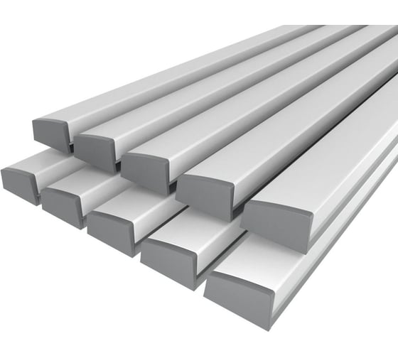 Комплект Ledcraft LC-LP0733M36T-2x10Silver из 10 шт серебро (2м профиль+2м рассеиватель+2 заглушки) 1616240706 1