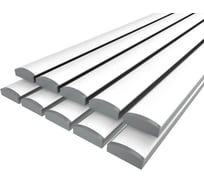 Комплект Ledcraft LC-LP0728M28-3x10Silver из 10 шт серебро (3м профиль+3м рассеиватель+2 заглушки) 1616340702