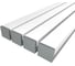Комплект Ledcraft LC-LP1228M1728-3x4Silver из 4 шт серебро (3м профиль+3м рассеиватель+2 заглушки) 1616340359 1