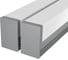 Комплект Ledcraft LC-LP1216M1716-2x2Silver из 2 шт серебро (2м профиль+2м рассеиватель+2 заглушки+2 крепежа) 1616240024 1