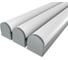 Комплект Ledcraft LC-LP1827M1-3x3Silver из 3 шт серебро (3м профиль+3м рассеиватель+2 заглушки+комплект шурупов) 1616340277 1