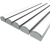 Комплект Ledcraft LC-LP1022M20-3x5Silver из 5 шт серебро (3м профиль+3м рассеиватель+2 заглушки) 1616340597
