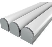 Комплект Ledcraft LC-LP1827M1-2x3Silver из 3 шт серебро (2м профиль+2м рассеиватель+2 заглушки+комплект шурупов) 1616240277