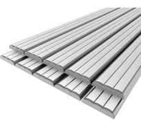 Комплект Ledcraft LC-LP0959M16-2x10Silver из 10 шт серебро (2м профиль+2м рассеиватель 3шт+2 заглушки) 1616240737