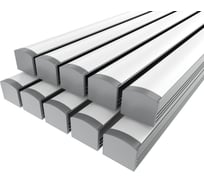 Комплект Ledcraft LC-LP1216M16-3x10Silver из 10 шт серебро (3м профиль+3м рассеиватель+2 заглушки+4 крепежа) 1616340655
