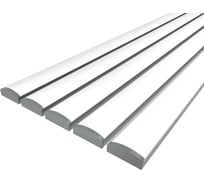 Комплект Ledcraft LC-LP0728M28-2x5Silver из 5 шт серебро (2м профиль+2м рассеиватель+2 заглушки) 1616240544