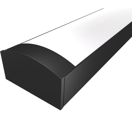 Комплект Ledcraft LC-LP0716M16-1x1Black из 1 шт черный (1м профиль+1м рассеиватель+2 заглушки) 1616150001