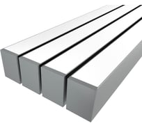 Комплект Ledcraft LC-LP10074M68-2x4Silver из 4 шт серебро (2м профиль+2м рассеиватель+2 заглушки+комплект шурупов) 1616240438