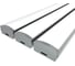 Комплект Ledcraft LC-LP0616M16-2x3Silver из 3 шт серебро (2м профиль+2м рассеиватель+2 заглушки+2 крепежа) 1616240174 1