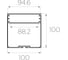 Комплект Ledcraft LC-LP100100M94-3x5Silver из 5 шт серебро (3м профиль+3м рассеиватель+2 заглушки+комплект шурупов) 1616340606 2