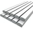 Комплект Ledcraft LC-LP0716M16-2x10Silver из 10 шт серебро (2м профиль+2м рассеиватель+2 заглушки) 1616240013 1