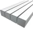 Комплект Ledcraft LC-LP100100M94-2x4Silver из 4 шт серебро (2м профиль+2м рассеиватель+2 заглушки+комплект шурупов) 1616240448 1