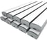 Комплект Ledcraft LC-LP0616M16-2x10Silver из 10 шт серебро (2м профиль+2м рассеиватель+2 заглушки+2 крепежа) 1616240648 1