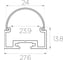 Комплект Ledcraft LC-LP1428M1-2x10Silver из 10 шт серебро (2м профиль+2м рассеиватель+2 заглушки) 1616240765 2