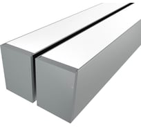 Комплект Ledcraft LC-LP10074M68-2x2Silver из 2 шт серебро (2м профиль+2м рассеиватель+2 заглушки+комплект шурупов) 1616240122