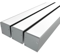 Комплект Ledcraft LC-LP3030M30-2x3Silver из 3 шт серебро (2м профиль+2м рассеиватель+2 заглушки+комплект шурупов) 1616240313