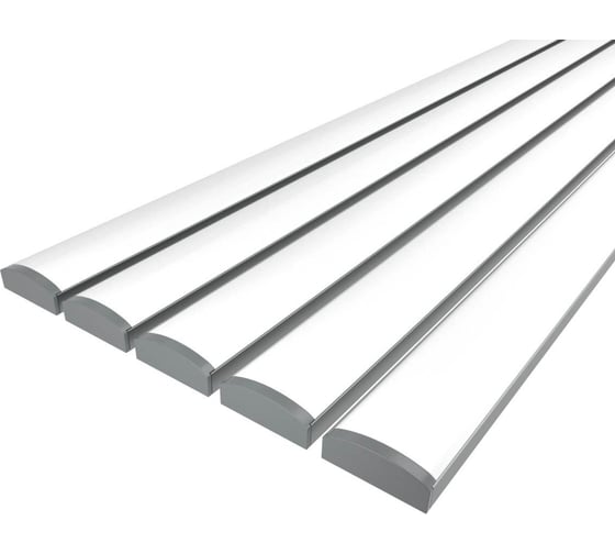 Комплект Ledcraft LC-LP0728M28-3x5Silver из 5 шт серебро (3м профиль+3м рассеиватель+2 заглушки) 1616340544 1