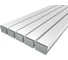 Комплект Ledcraft LC-LP0728M1728-3x5Silver из 5 шт серебро (3м профиль+3м рассеиватель+2 заглушки) 1616340545 1