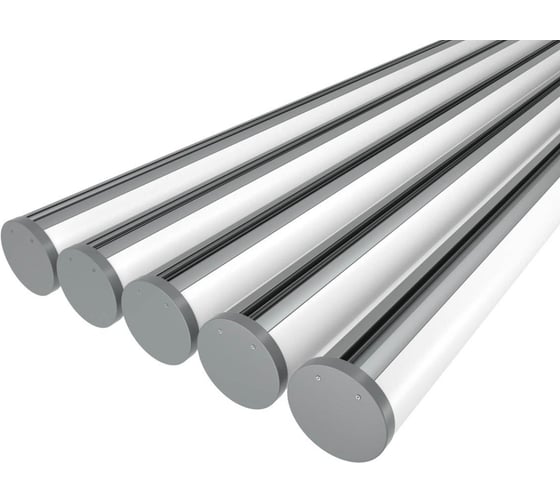 Комплект Ledcraft LC-LP1135M60-2x5Silver из 5 шт серебро (2м профиль+2м рассеиватель+2 заглушки+комплект шурупов) 1616240572 1