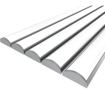 Комплект Ledcraft LC-LP0624M20-2x5Silver из 5 шт серебро (2м профиль+2м рассеиватель+2 заглушки) 1616240495