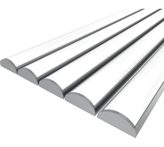 Комплект Ledcraft LC-LP0624M20-2x5Silver из 5 шт серебро (2м профиль+2м рассеиватель+2 заглушки) 1616240495 1