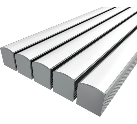 Комплект Ledcraft LC-LP1616M16-3x5Silver из 5 шт серебро (3м профиль+3м рассеиватель+2 заглушки+4 крепежа) 1616340493 1