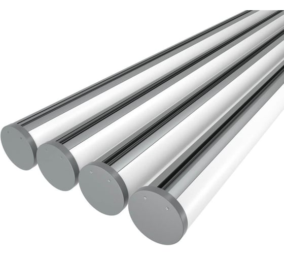 Комплект Ledcraft LC-LP1135M60-3x4Silver из 4 шт серебро (3м профиль+3м рассеиватель+2 заглушки+комплект шурупов) 1616340414 1