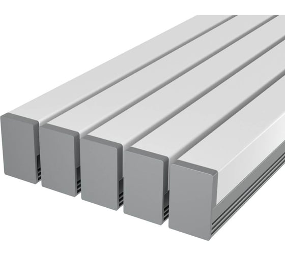 Комплект Ledcraft LC-LP1216M1716-2x5Silver из 5 шт серебро (2м профиль+2м рассеиватель+2 заглушки+2 крепежа) 1616240498 1