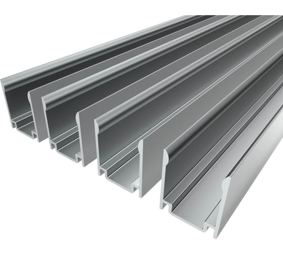 Комплект Ledcraft LC-LP1916-2x4Silver из 4 шт серебро (2м профиль) 1616240433 1