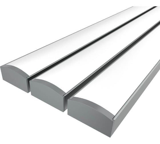 Комплект Ledcraft LC-LP0716M16-3x3Silver из 3 шт серебро (3м профиль+3м рассеиватель+2 заглушки) 1616340004 1