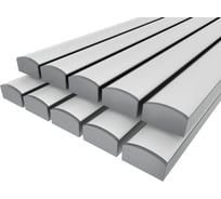 Комплект Ledcraft LC-LP1227M28-2x10Silver из 10 шт серебро (2м профиль+2м рассеиватель+2 заглушки) 1616240727