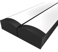 Комплект Ledcraft LC-LP0716M16-3x2Black из 2 шт черный (3м профиль+3м рассеиватель+2 заглушки) 1616350004